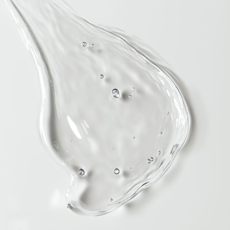 Swatch of REMAKE NO BS Liquid Exfoliator, vegan AHA BHA Australian skincare for smooth radiant healthy skin