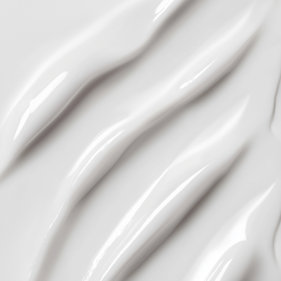 Australian premium skincare formulation, rich white hydrating snow mushroom swatch