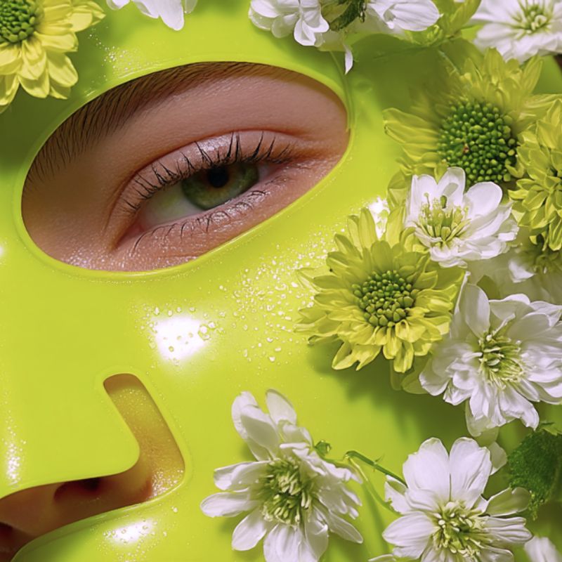 EVERGREEN GLOW: Silicone Sheet Mask